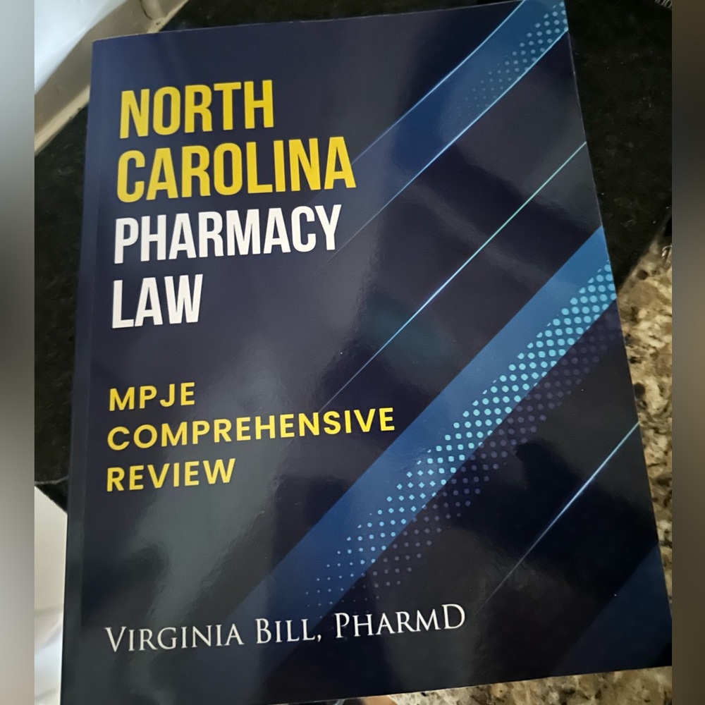 North Carolina pharmacy law book